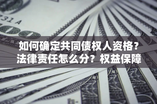济南如何确定共同债权人资格？法律责任怎么分？权益保障技巧揭秘！