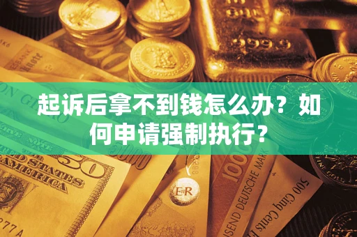 济南起诉后拿不到钱怎么办？如何申请强制执行？