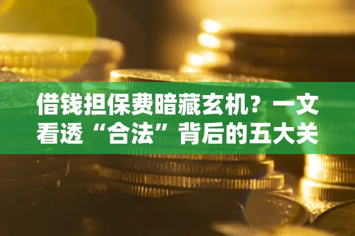 济南借钱担保费暗藏玄机？一文看透“合法”背后的五大关键陷阱