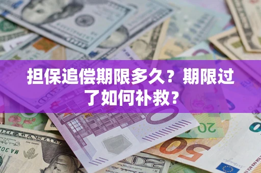 济南担保追偿期限多久？期限过了如何补救？
