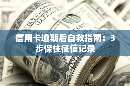 济南信用卡逾期后自救指南：3步保住征信记录
