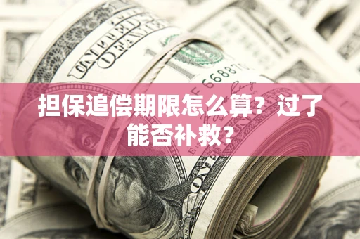 济南担保追偿期限怎么算？过了能否补救？